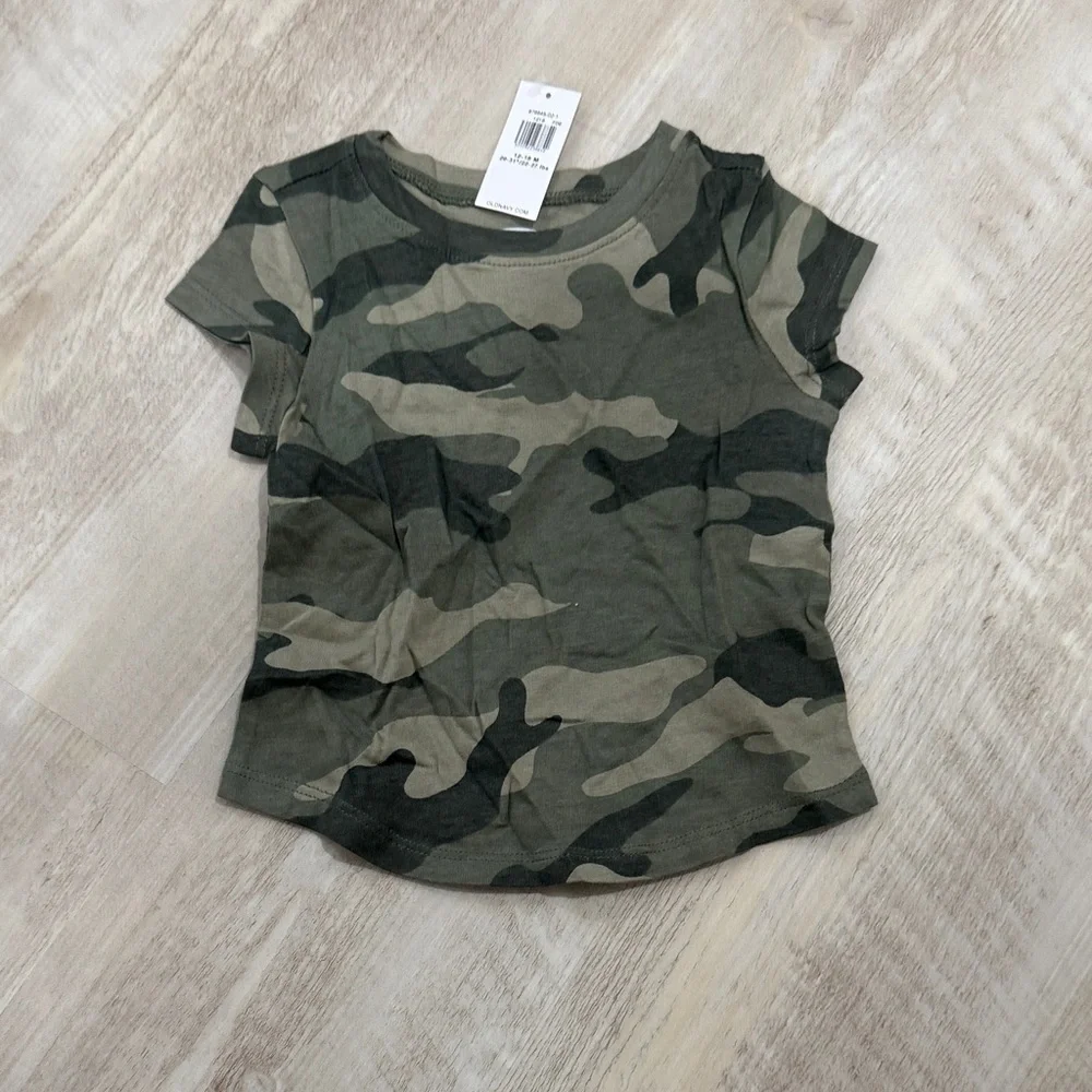 Old Navy Green Camo Kids T-Shirt